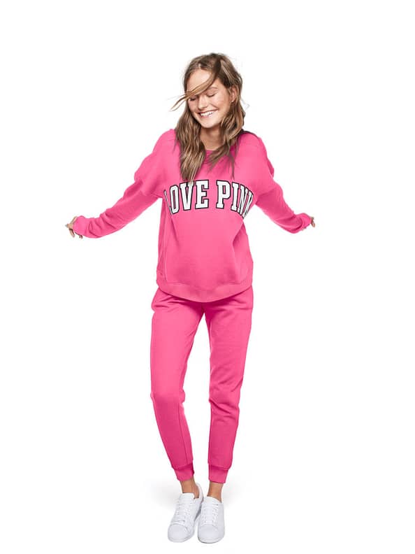 Victoria Secret Pink Outfit Set Not Me Its You Love PINK Yoga Pants Hoodie  Small