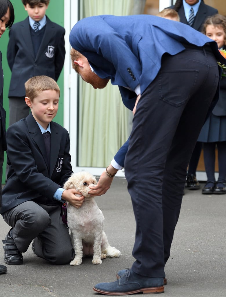 Prince Harry at St. Vincent's Catholic Primary School 2019