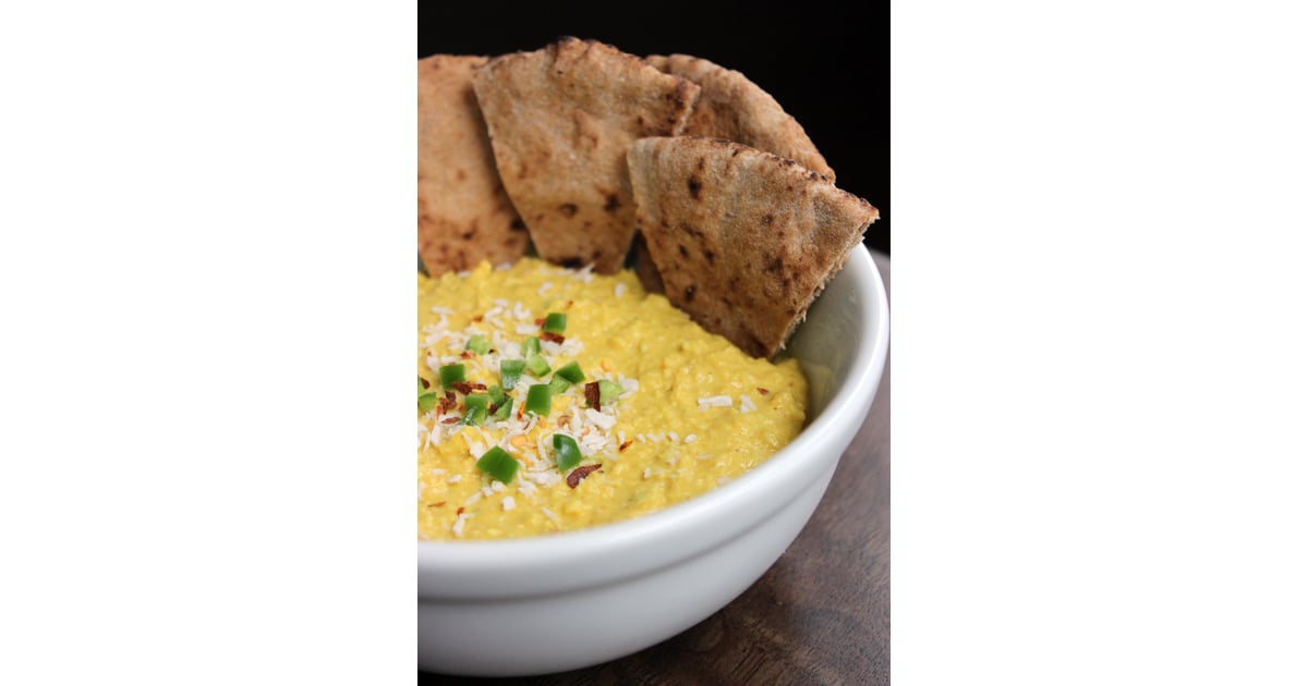 Coconut Turmeric Hummus Healthy Turmeric Recipes POPSUGAR Fitness