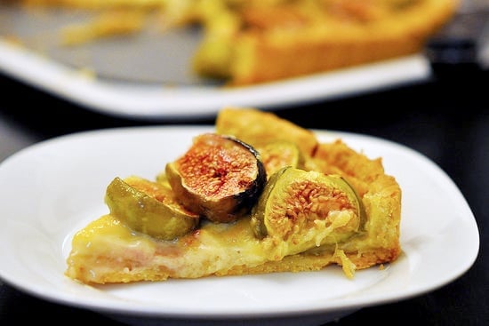 Fig Tart With Orange Blossom Custard