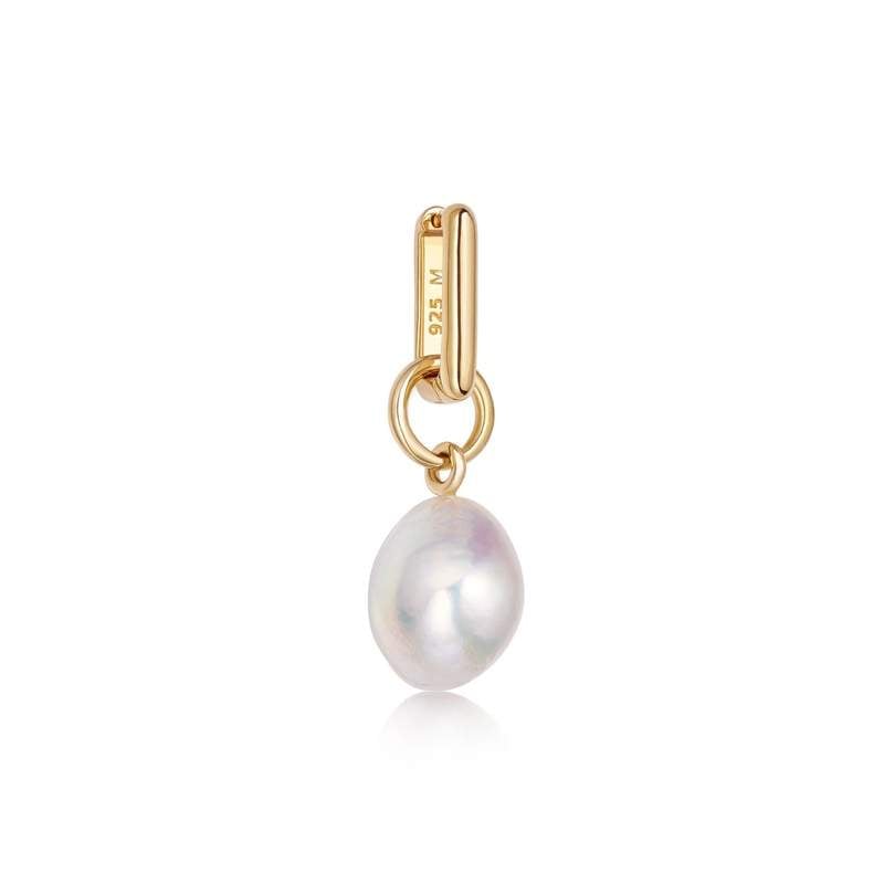 Missoma Baroque Pearl Single Ovate Earring