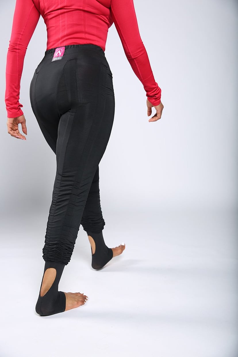 Agogie Wearable Resistance Leggings Black Pants +20 Weight Women's Size  Large