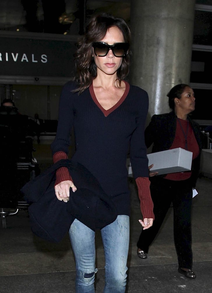 Victoria Beckham Wearing Skinny Jeans October 2016 Popsugar Fashion