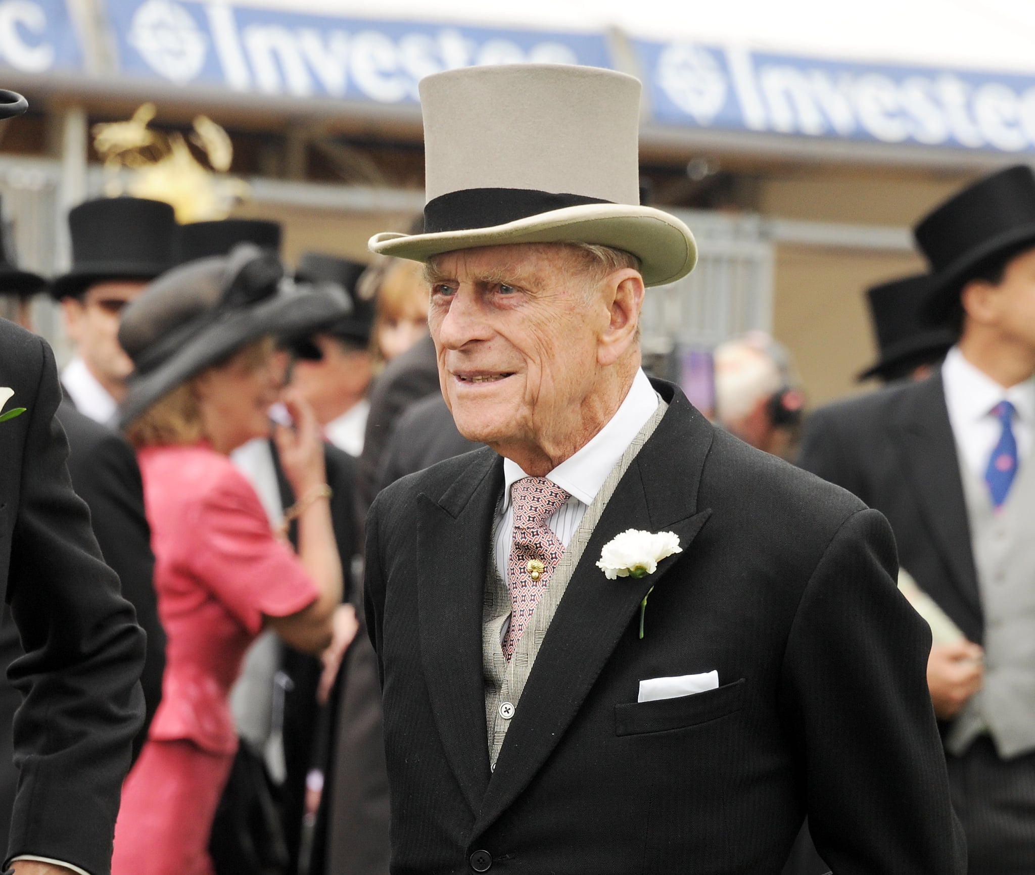 Prince Philip wore a top hat to the 
