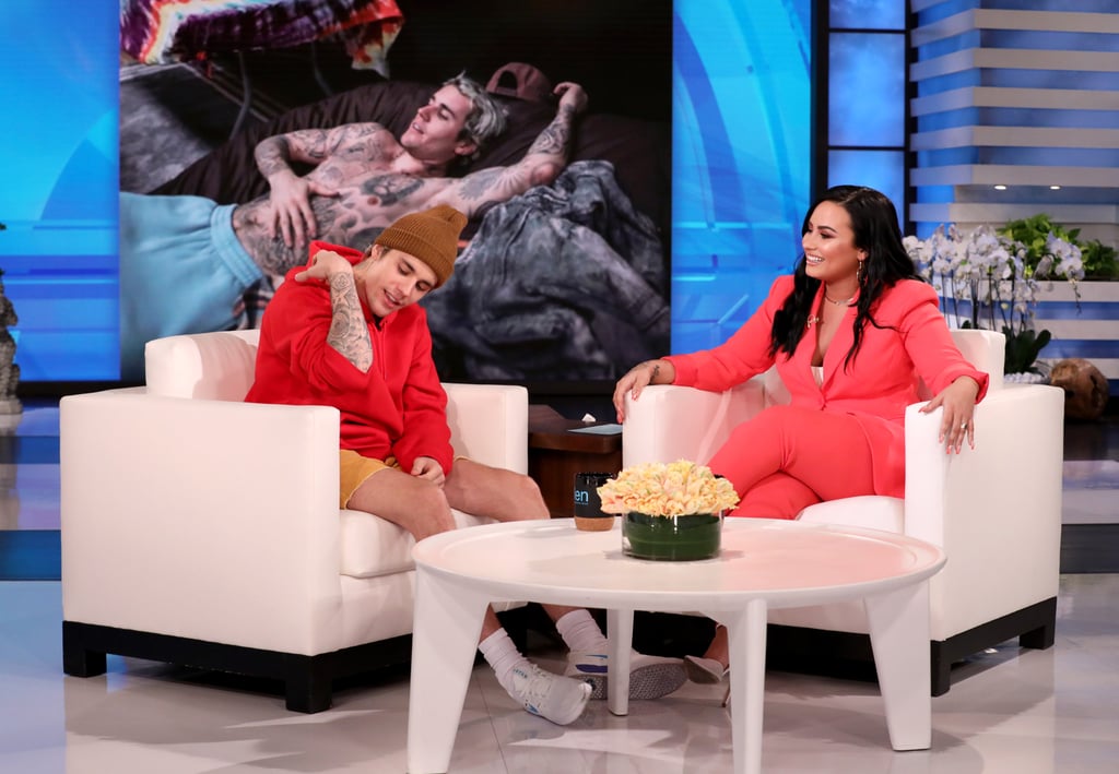 Demi Lovato Interviews Justin Bieber On Ellen Degeneres Show