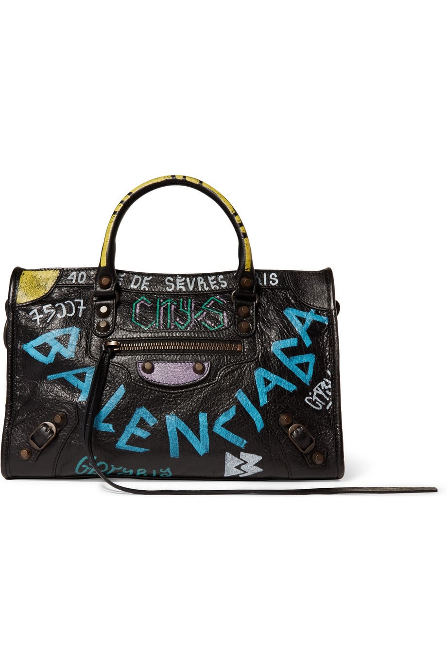 Balenciaga Blackout City Printed Bag  Bragmybag