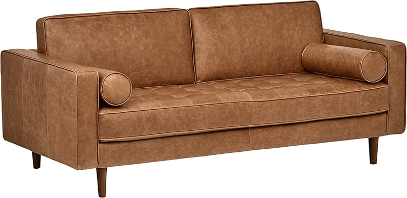 Best Small-Space Leather Sofa