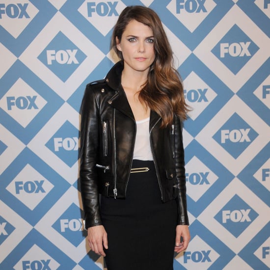 Keri Russell Wearing Leather Skirt at Fox All-Star Party