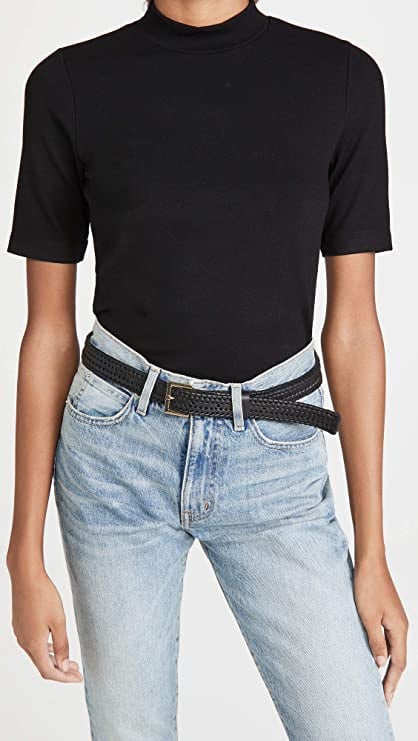 Mock neck tee women's clearance