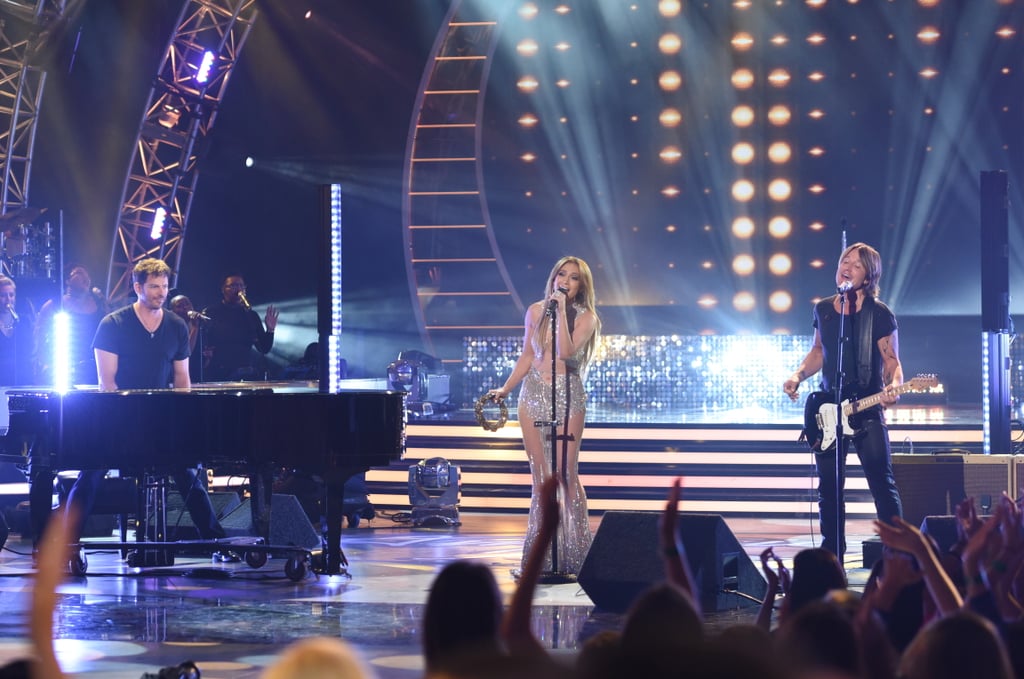 Jennifer Lopez Dresses at American Idol Season 14 Finale