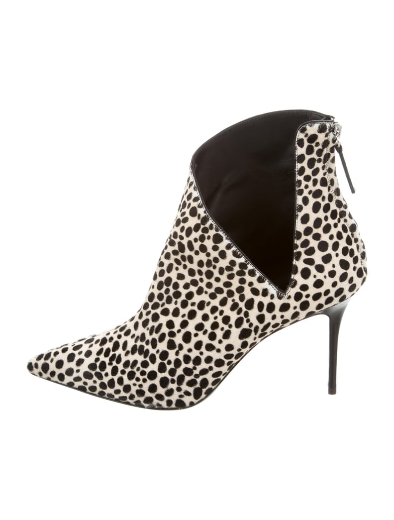 Giuseppe Zanotti Ponyhair Pointed-Toe Booties