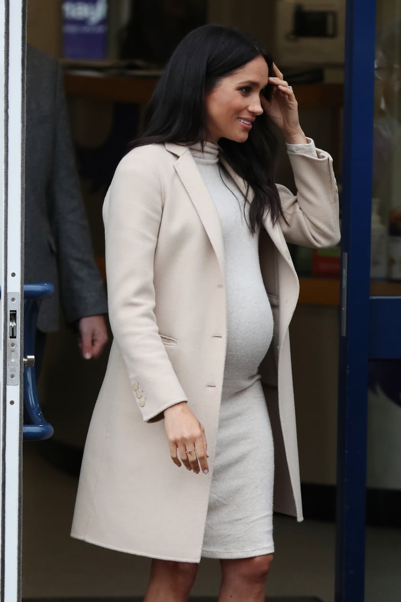 Meghan Markle Wore an H&M Knit Dress in Mayhew, England