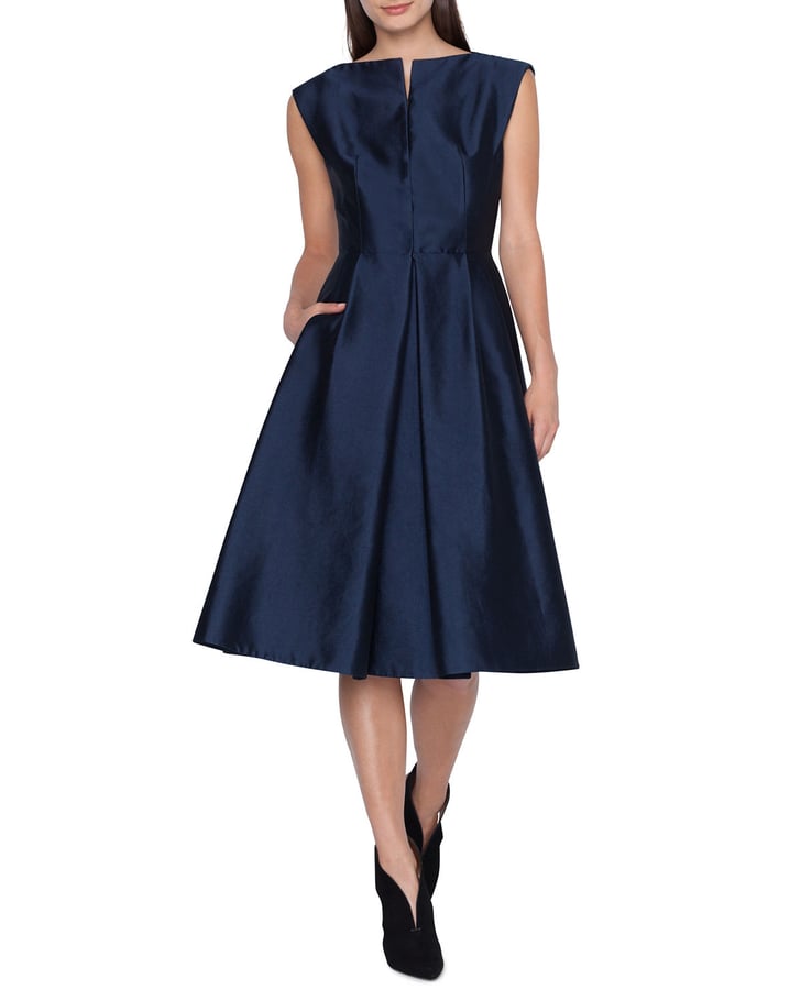 Shop Similar Dresses | Meghan Markle Navy Gabriela Hearst Dress in New ...
