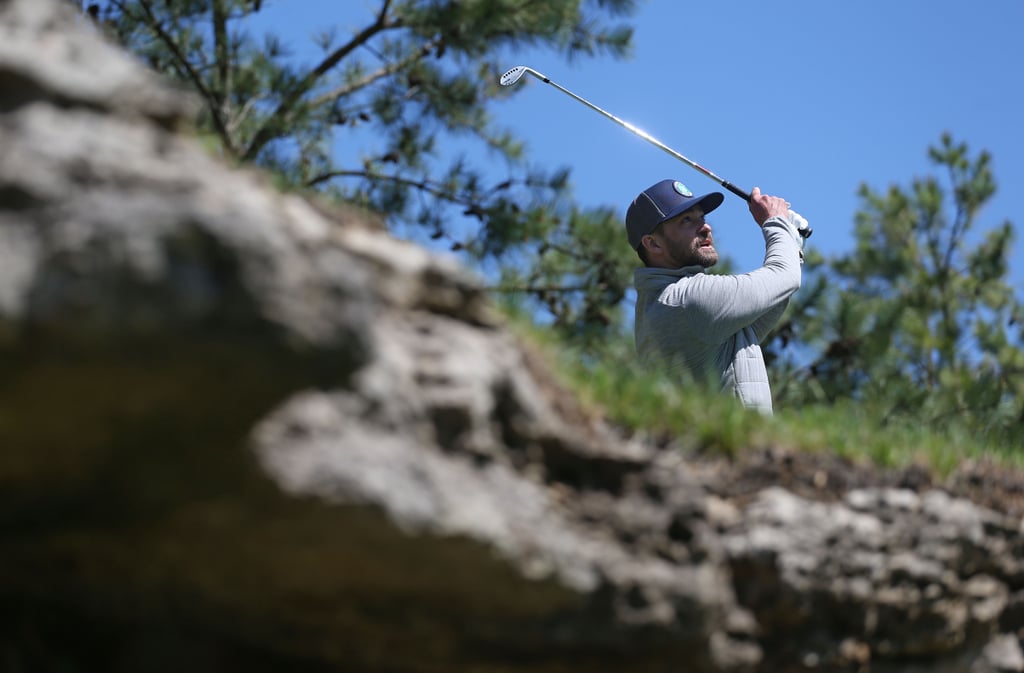 Justin Timberlake With Son Silas at PGA Golf Tour 2019