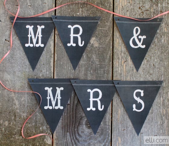 Or try these chalkboard banners!