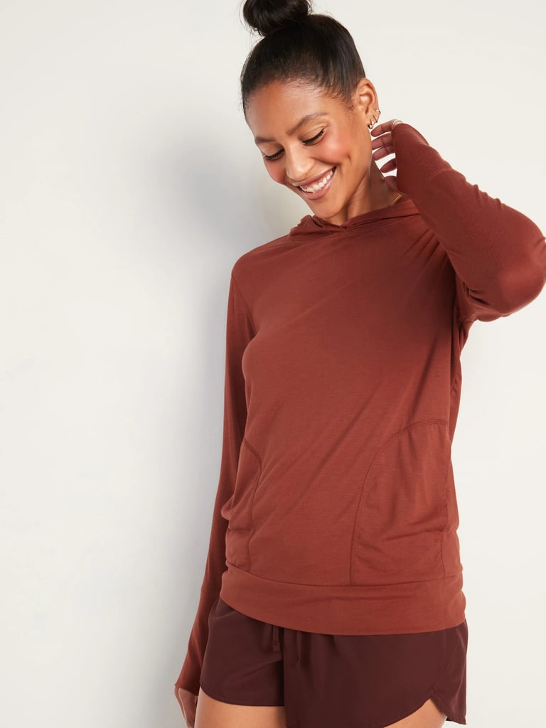 Old Navy UltraLite Hooded Performance Top