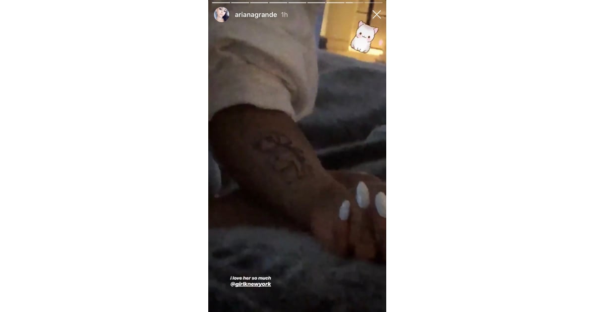 Ariana Grandes Spirited Away Tattoo August 2018 Popsugar