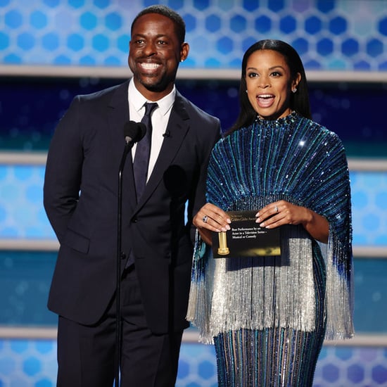 Sterling K. Brown and Susan Kelechi Watson at Golden Globes