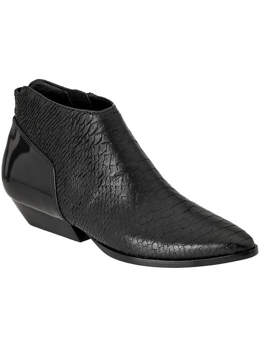 Sigerson Morrison Prima black flat ankle boots ($180, originally $450)