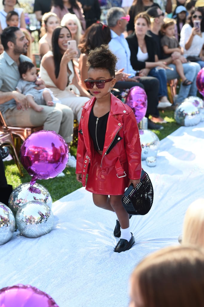North West and Kim Kardashian at LOL Fashion Show 2018