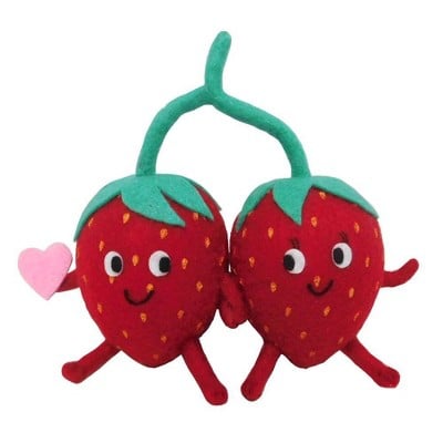 Spritz Felt Figural Valentine's Strawberry