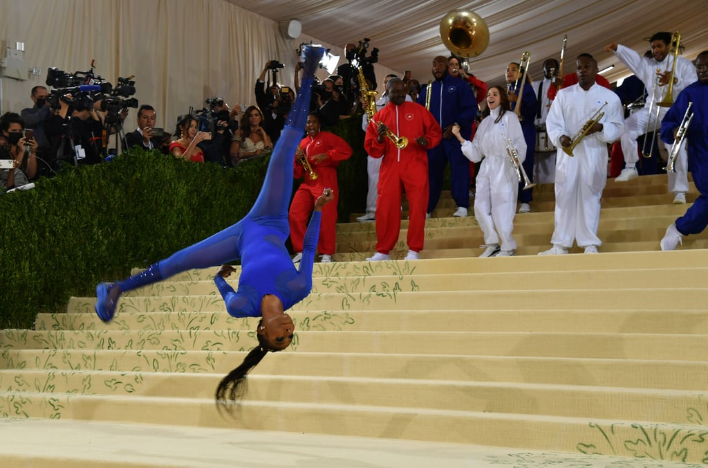 See Nia Dennis Do Gymnastics on the 2021 Met Gala Red Carpet