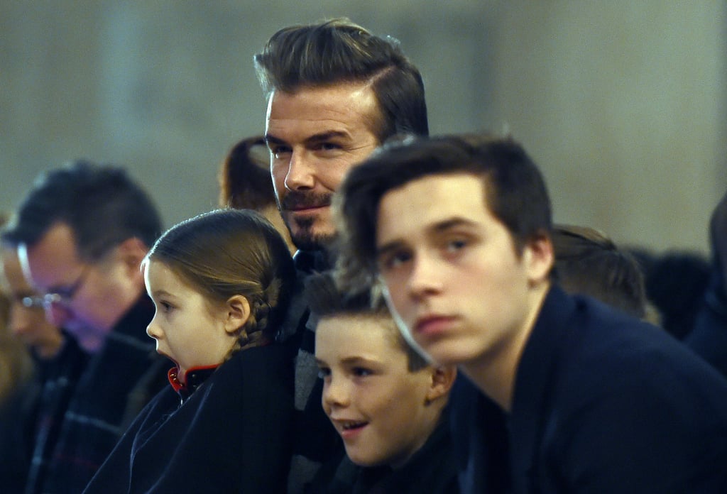 The Beckham Family at Victoria Beckham's Fashion Show 2016