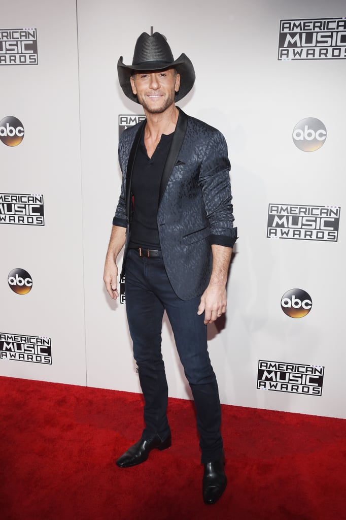 Tim McGraw and Daughter at the American Music Awards 2016