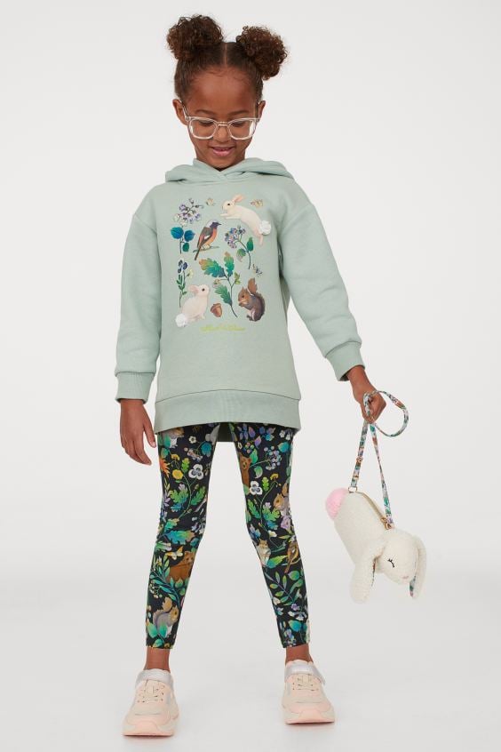 H&M Patterned Leggings | H&M Kids Whooli Chen Collection | POPSUGAR UK ...