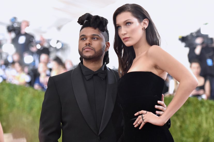 NEW YORK, NY - MAY 02:  The Weeknd (L) and Bella Hadid attend the 