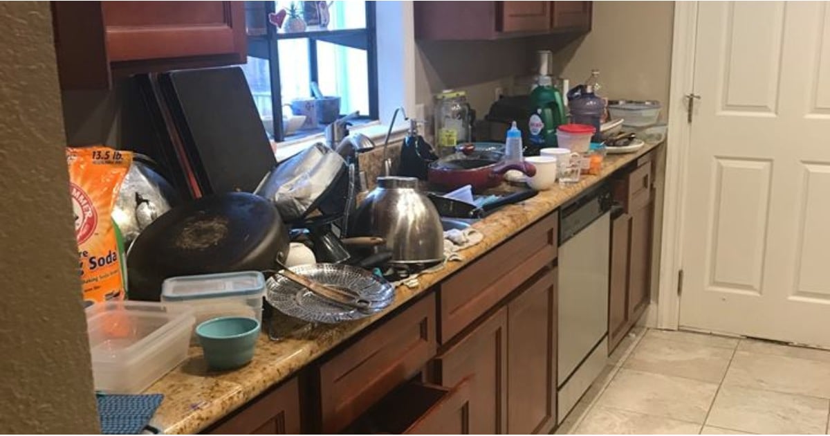 Mom Leaves the Kitchen Messy | POPSUGAR Family