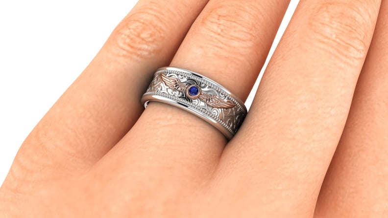 Always Winged Wizard Inspired Engagement Ring