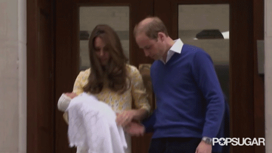 Royal Baby Girl First Appearance GIFs