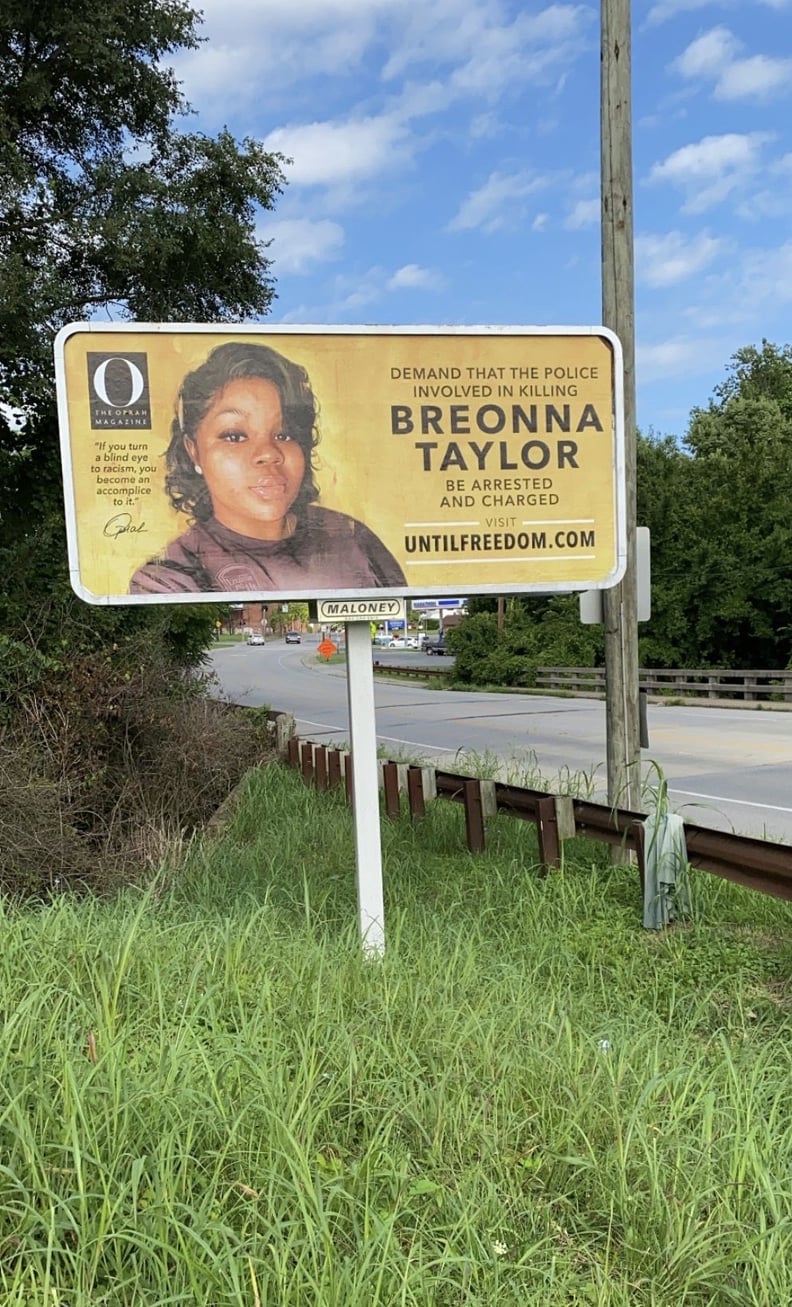O, The Oprah Magazine's Billboards For Breonna Taylor
