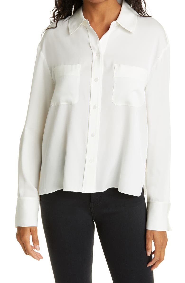 The Perfect Button-Up: Nordstrom Signature Silk Blouse, Nothing to Wear to  Work? Nordstrom Has You Covered