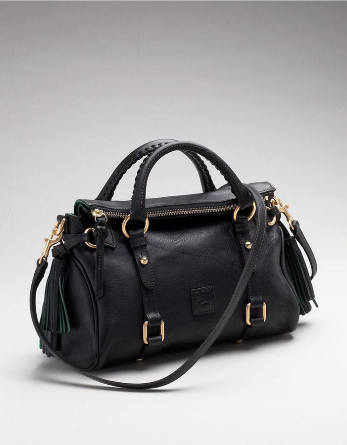 Dooney & Bourke Florentine black leather satchel ($318)