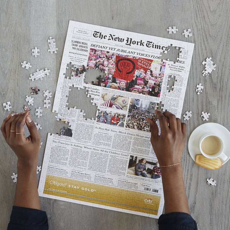 For the Newspaper Fan: New York Times Custom Front Page Puzzle