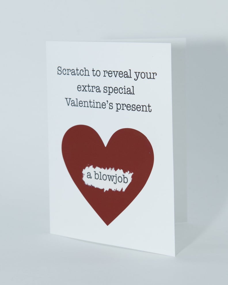 A Naughty Card: Funny Valentine's Scratch-Off Card