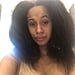 Cardi B Posts Makeup-Free Selfie