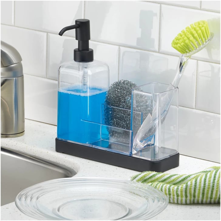InterDesign Forma Plastic Soap Pump and Amp Brush Caddy Best Kitchen