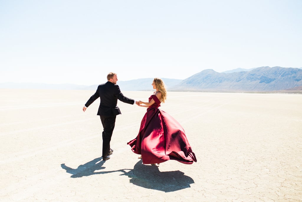 Sexy Desert Engagement Photo Shoot