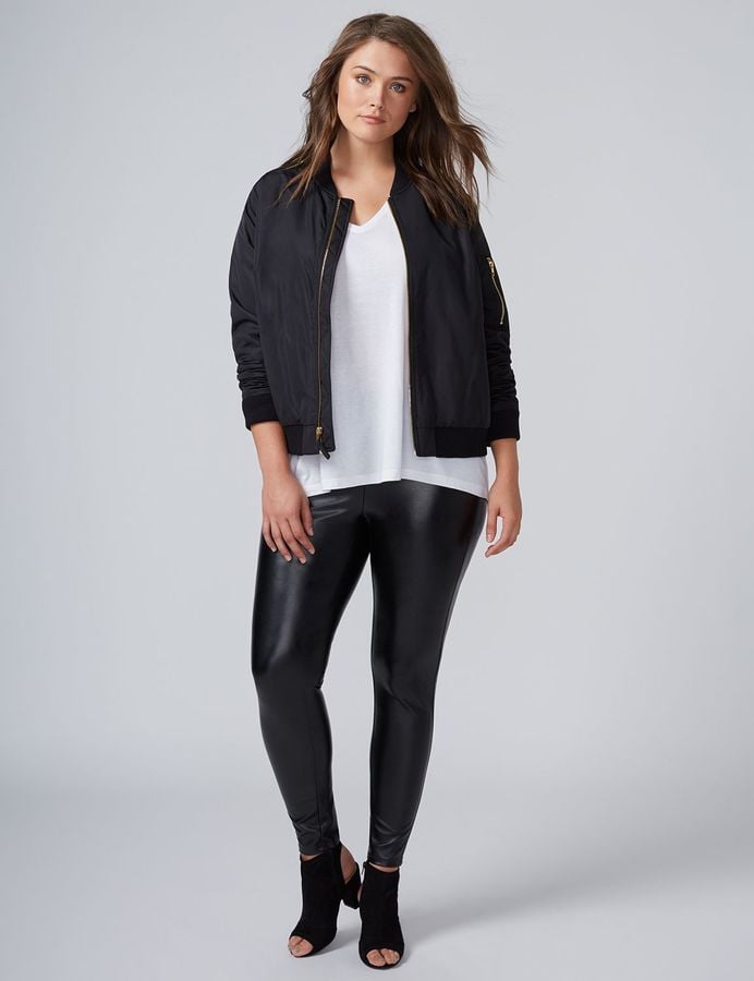 All-Over Faux Leather Legging
