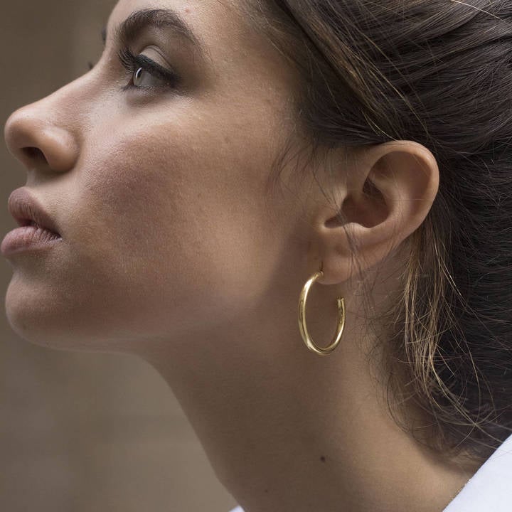 Gold Hoop Earrings