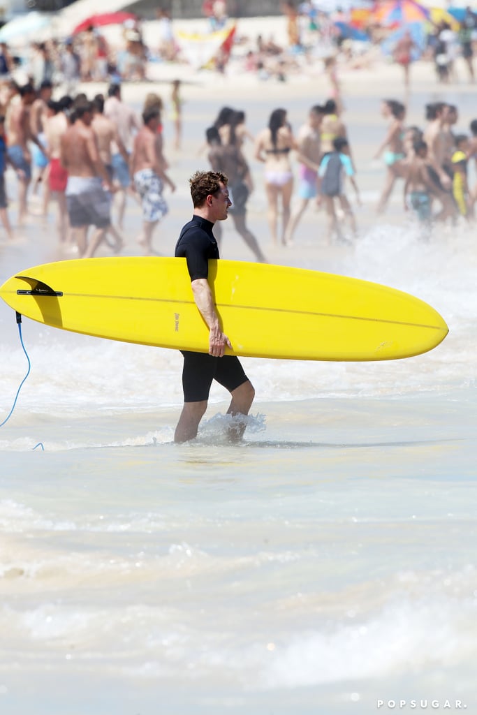 Michael Fassbender Shirtless at Bondi Beach | Pictures