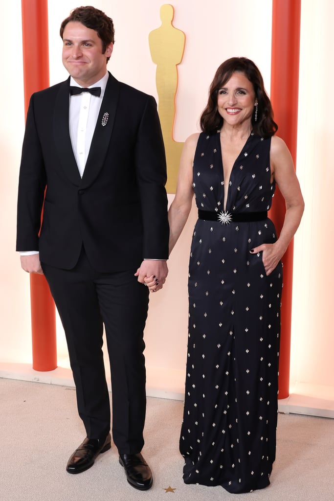 Julia Louis-Dreyfus and Brad Hall at the 2023 Oscars