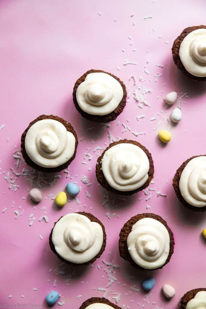 Carrot Cake Cupcakes in a Muffin Tin