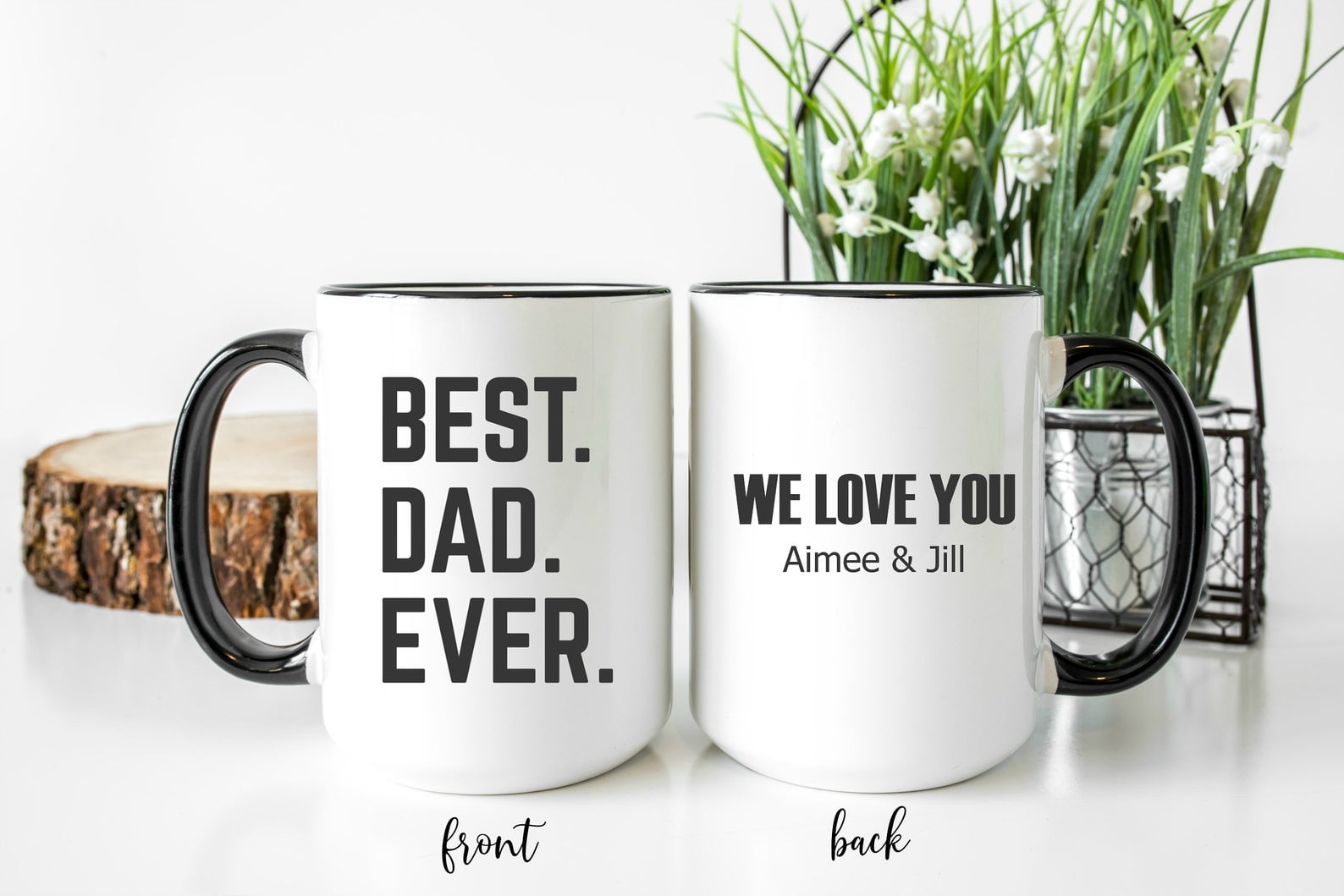 Best Daddy Ever Coffee Mug Personalized Mug Father/'s Day Gift Gift For Dad Mug