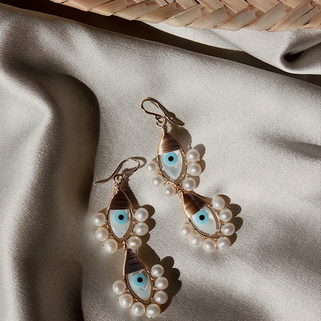Beck Jewels Evil Eye Duo Earrings