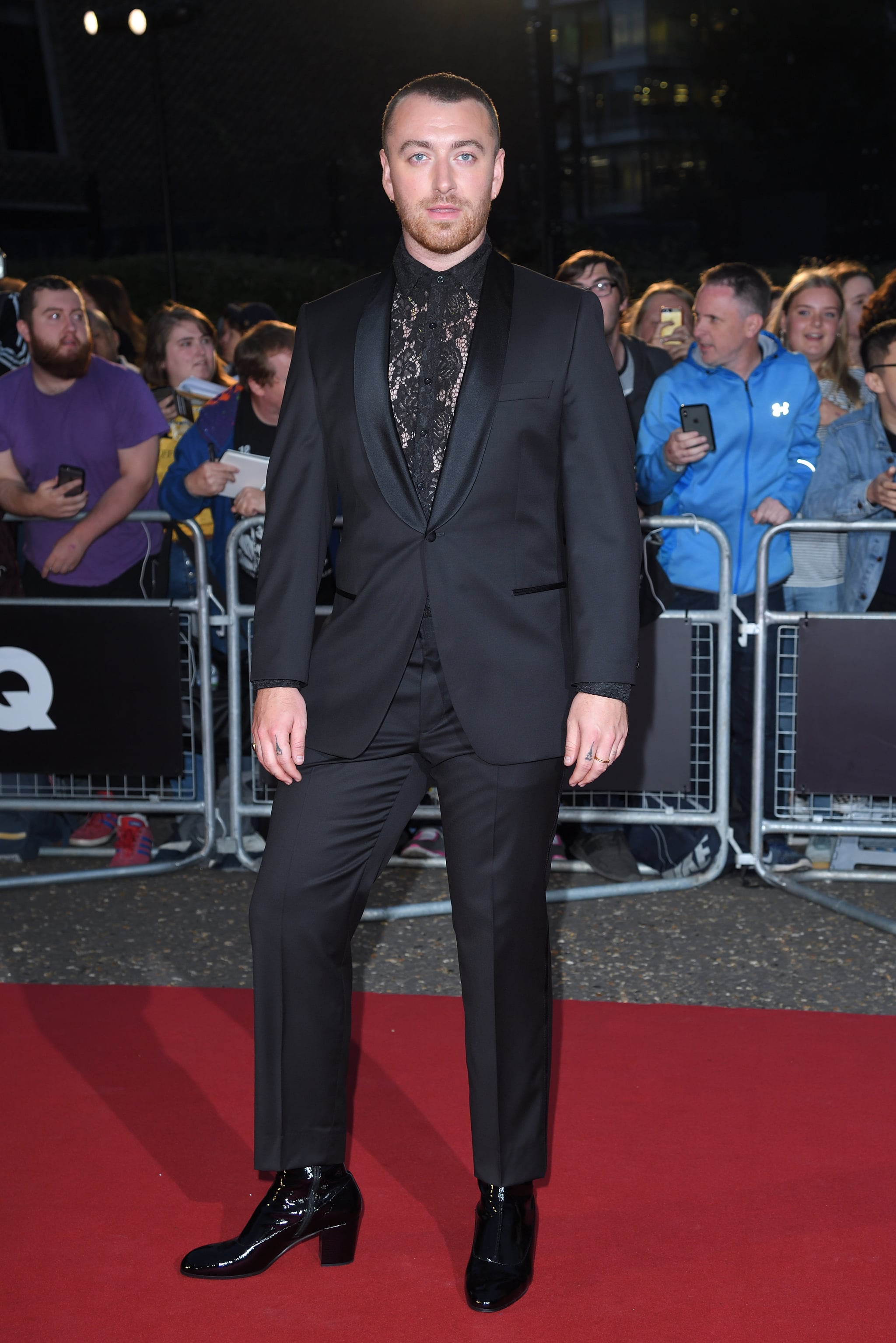 Trivial Underholde ros Sam Smith Wears Gucci Heels to the GQ Men of the Year Awards | POPSUGAR  Fashion