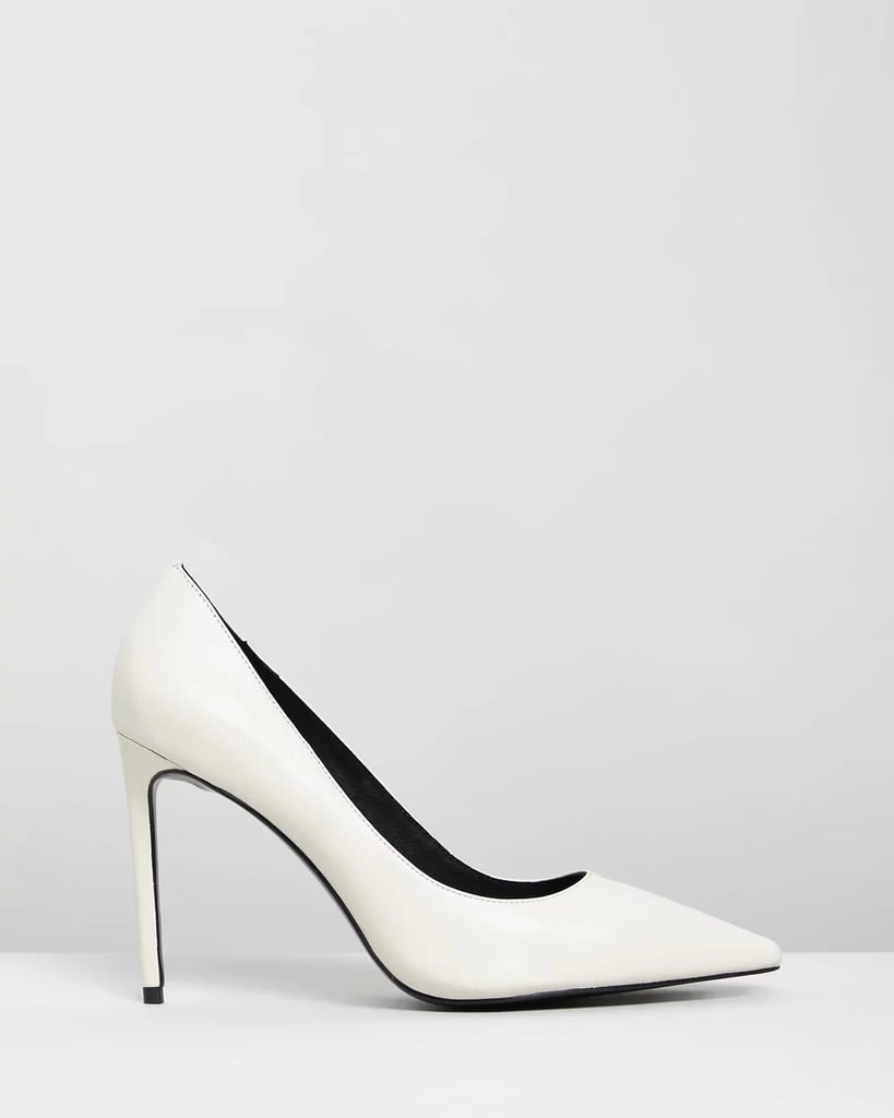 alias mae white heels